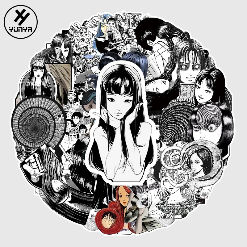 10/30/50/100pcs Anime Cartoon Tomie Junji Ito Stickers Goth Witch Kawaii Cute Laptop Guitar Luggage Skateboard Decal Kids Toys
10/30/50/100pcs Anime Cartoon Tomie Junji Ito Stickers Goth Witch Kawaii Cute Laptop Guitar Luggage Skateboard Decal Kids Toys