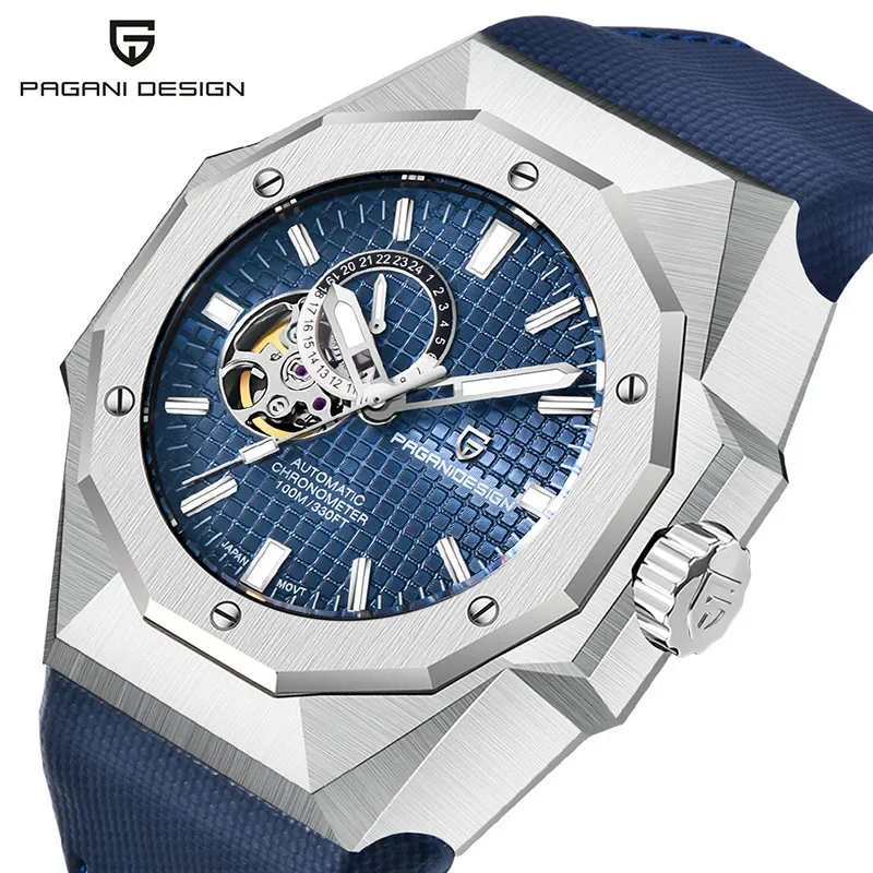 

PAGANI DESIGN Automatic Watch For Men Mechanical Wristwatch Japan TMI NH39A Movt Stainless Steel Sapphire Glass Waterproof Clock