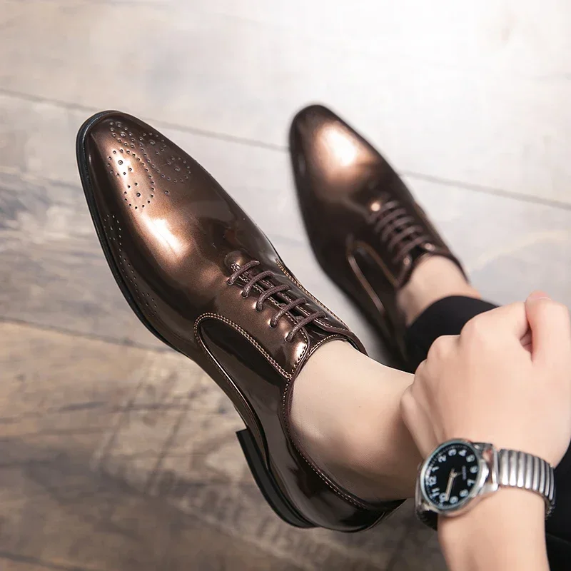 Spring Luxury Brand Oxford Shoes Lace Up Mens Casual Shoes Fashion Flat Bottom Men's Shoes Men Loafers Male Shoes Designer Shoes
Spring Luxury Brand Oxford Shoes Lace Up Mens Casual Shoes Fashion Flat Bottom Men's Shoes Men Loafers Male Shoes Designer Shoes