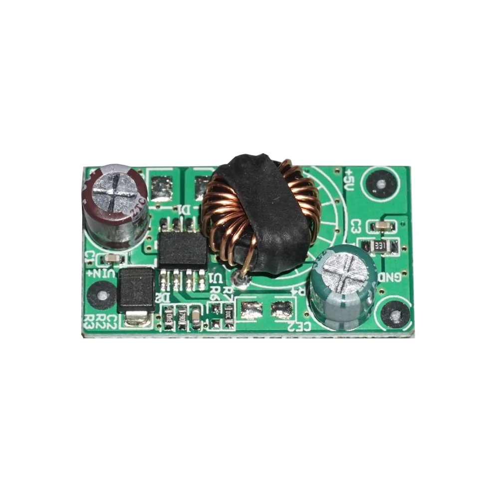 DC 8-30V to 5V Step Down Power Supply Module DC-DC 2.4A Buck Power Supply Board HX1314G Chip Synchronous Rectification Module
DC 8-30V to 5V Step Down Power Supply Module DC-DC 2.4A Buck Power Supply Board HX1314G Chip Synchronous Rectification Module