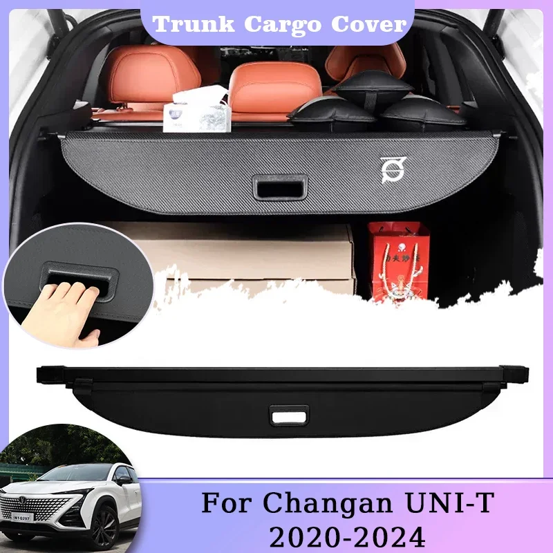 

Car Rear Trunk Cargo Cover For Changan UNI-T UNIT UNI T 2020 2021 2022 2023 2024 Waterproof Shield Curtain Interior Accessories