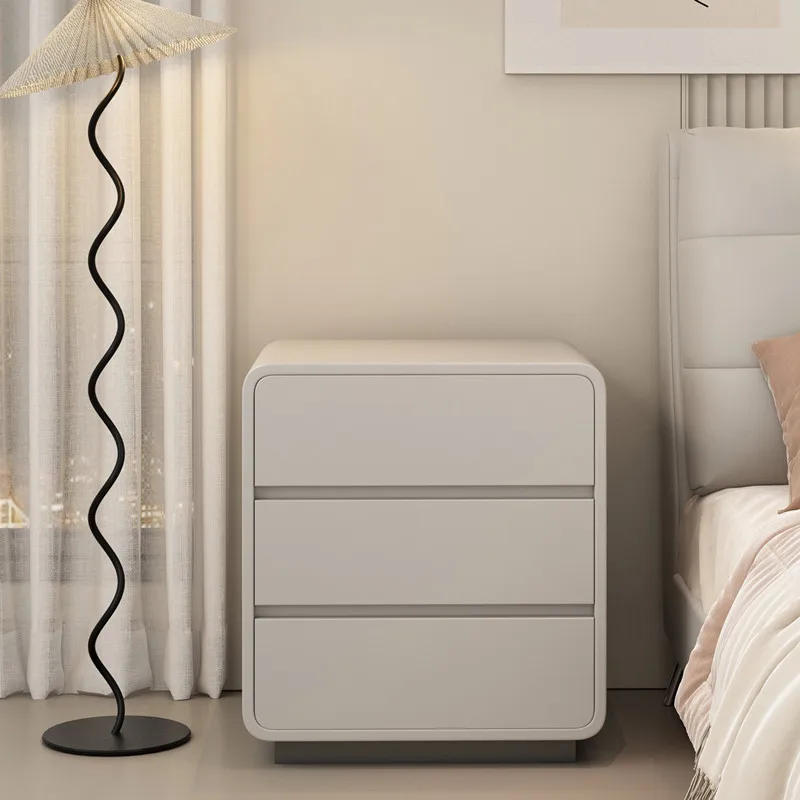 Bedside cabinet minimalist modern small bedside high-end three bucket cabinet with drawers solid wood
Bedside cabinet minimalist modern small bedside high-end three bucket cabinet with drawers solid wood