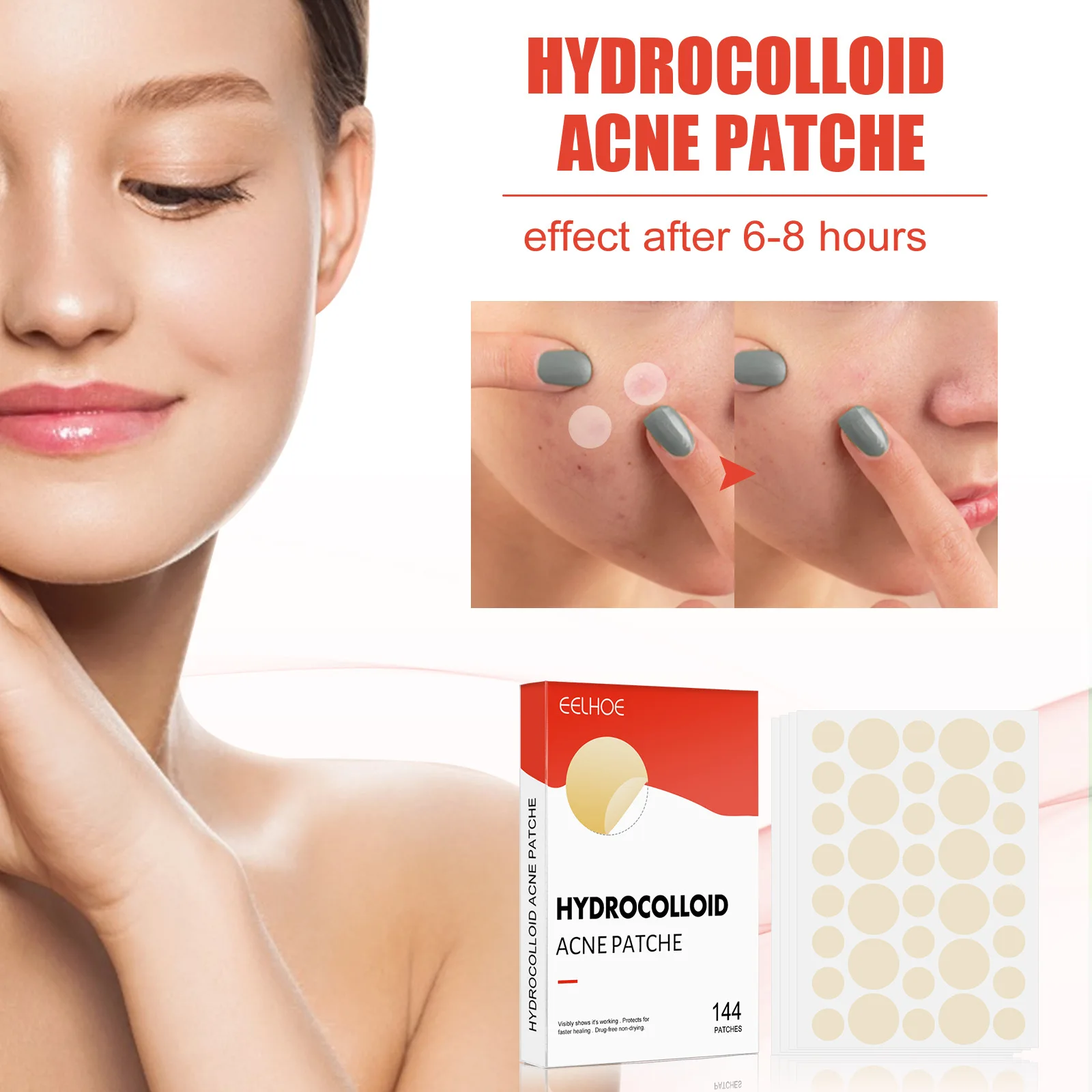 4Pcs=144Patches Closed Mouth Sticker Hydrocolloid Acne Patch Invisible Cleaning Acne Waterproof Breathable Acne Muscle Repair
4Pcs=144Patches Closed Mouth Sticker Hydrocolloid Acne Patch Invisible Cleaning Acne Waterproof Breathable Acne Muscle Repair