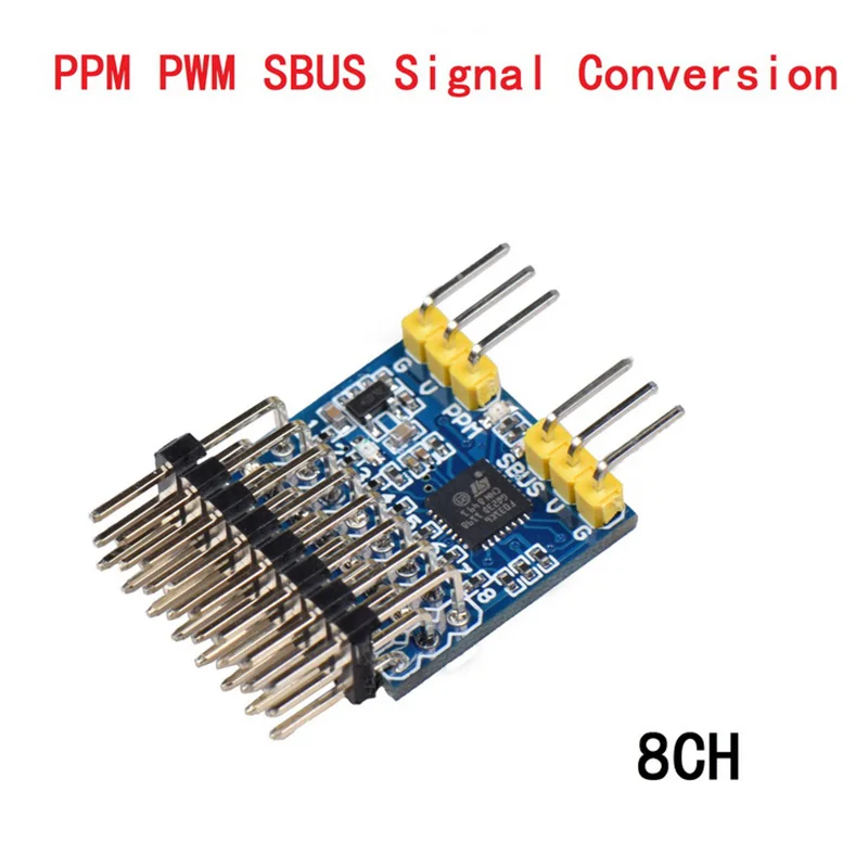 NEW 8CH PWM PPM SBUS Signal Conversion Module Converter input voltage 3.3-20V For RC Airpanle Drone Model
NEW 8CH PWM PPM SBUS Signal Conversion Module Converter input voltage 3.3-20V For RC Airpanle Drone Model