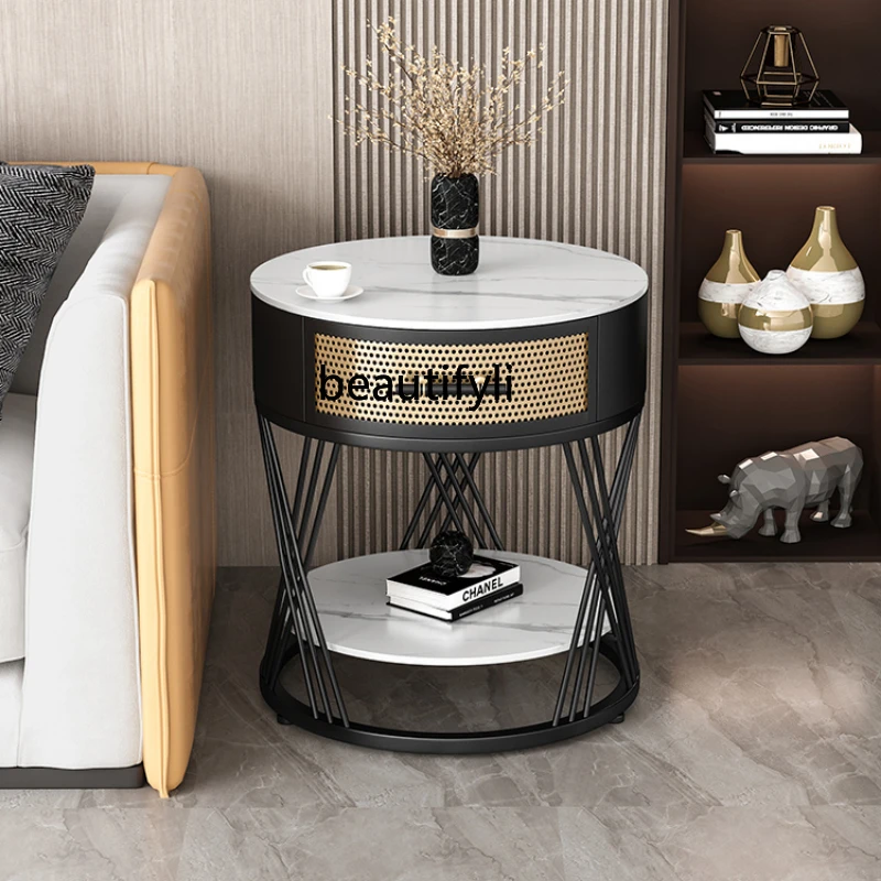 HJ Sofa Side Table Side Cabinet Living Room Simple Bedside round Corner Table Balcony Small Tea Table
HJ Sofa Side Table Side Cabinet Living Room Simple Bedside round Corner Table Balcony Small Tea Table
