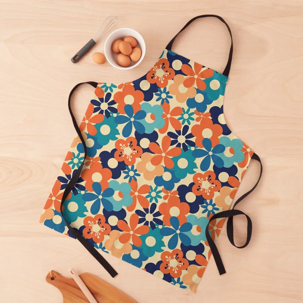 Classic 1970s Colors Flower Power Seamless Pattern Print Apron Waiter Uniforms Ladies Apron
Classic 1970s Colors Flower Power Seamless Pattern Print Apron Waiter Uniforms Ladies Apron
