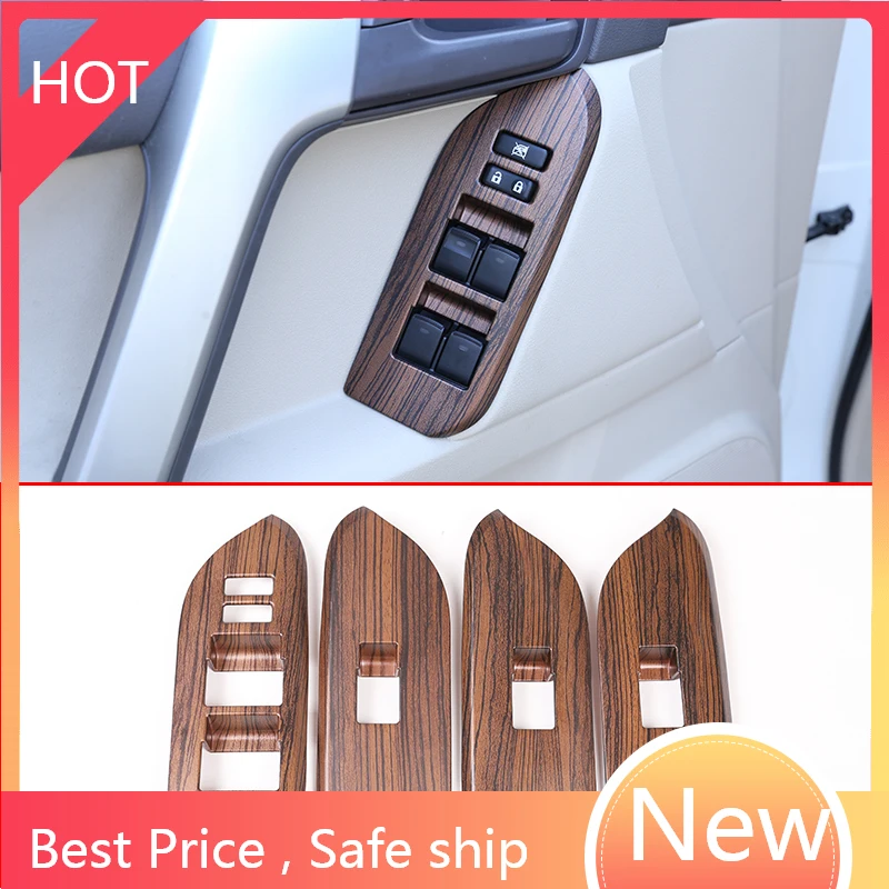 4 Pcs LHD For Toyota Land Cruiser Prado FJ150 150 2014-2018 Pine Wood Grain ABS Car Window Lift Button Frame Trim 
4 Pcs LHD For Toyota Land Cruiser Prado FJ150 150 2014-2018 Pine Wood Grain ABS Car Window Lift Button Frame Trim