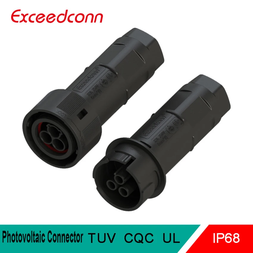 10pcs/set Exceedconn Photovoltaic Panel/Docking 40A 3Pin Board Male Female IP68 Electrical Connector Quick Lock Inverter Power
10pcs/set Exceedconn Photovoltaic Panel/Docking 40A 3Pin Board Male Female IP68 Electrical Connector Quick Lock Inverter Power