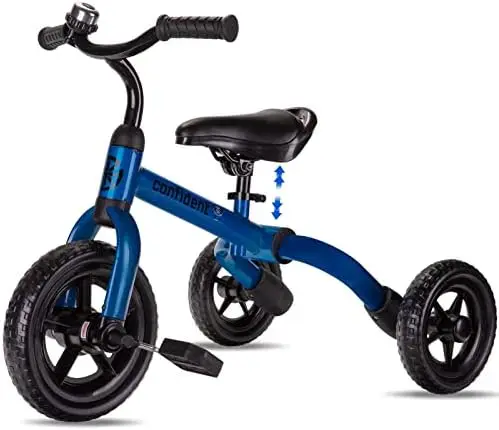 

Трехколесный велосипед YGJT 3 в 1 для детей, складные велосипеды с регулируемым сиденьем и съемной педалью, игрушки для поездок