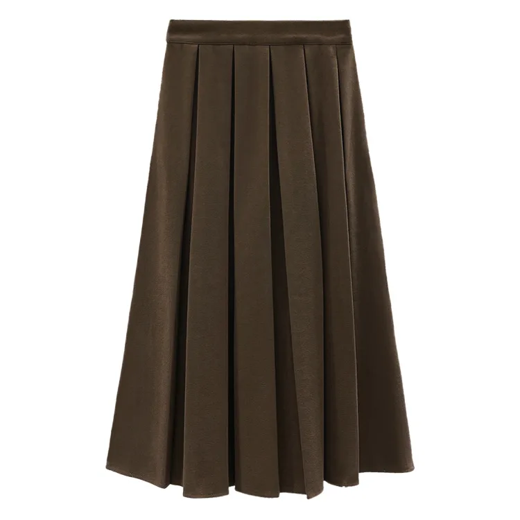 2023 Fashionable and Elegant Woolen Half Skirt Fabric Splice Fresh Sweet Long Solid Pleated H775
2023 Fashionable and Elegant Woolen Half Skirt Fabric Splice Fresh Sweet Long Solid Pleated H775