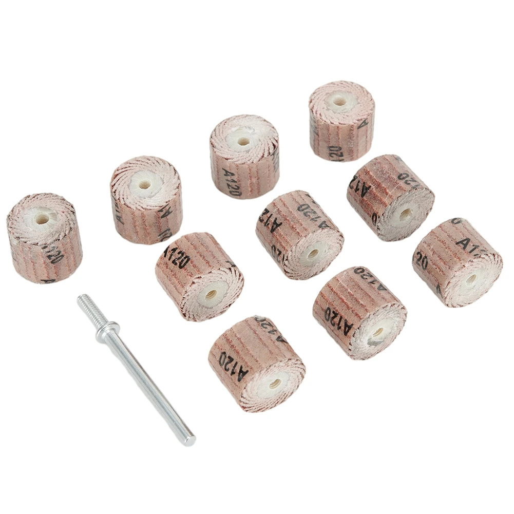 11Pcs Flap Wheel Sandpaper With 3mm Shank Grinding Wheel Head Sander Abrasive Tools For Dremel Rotary Tools Rust Removal
11Pcs Flap Wheel Sandpaper With 3mm Shank Grinding Wheel Head Sander Abrasive Tools For Dremel Rotary Tools Rust Removal