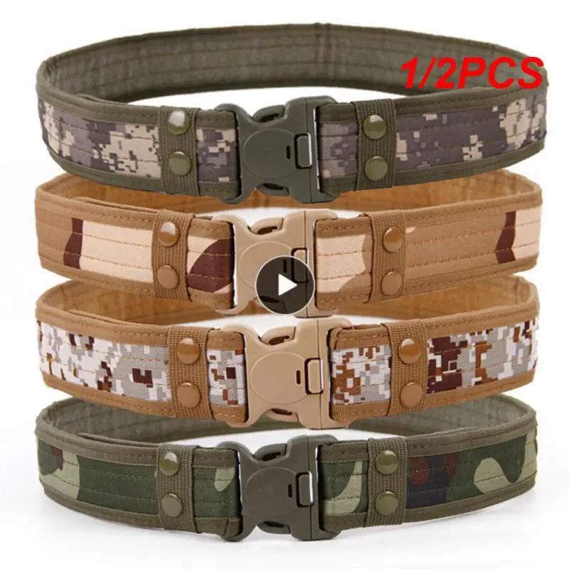 1/2PCS Quick Release Military Tactical Belt Army Style Combat Belts Fashion Men Camouflage Canvas Waistband Outdoor Hunting
1/2PCS Quick Release Military Tactical Belt Army Style Combat Belts Fashion Men Camouflage Canvas Waistband Outdoor Hunting