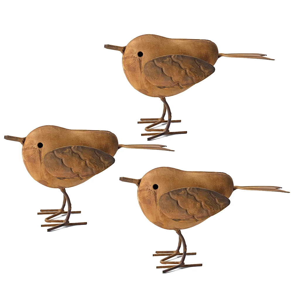 3 Pcs Metal Robin Bird Ornaments For Outdoor Accessories Garden Vintage Decor Iron Bird Ornaments Garden Statues Sculptures
3 Pcs Metal Robin Bird Ornaments For Outdoor Accessories Garden Vintage Decor Iron Bird Ornaments Garden Statues Sculptures