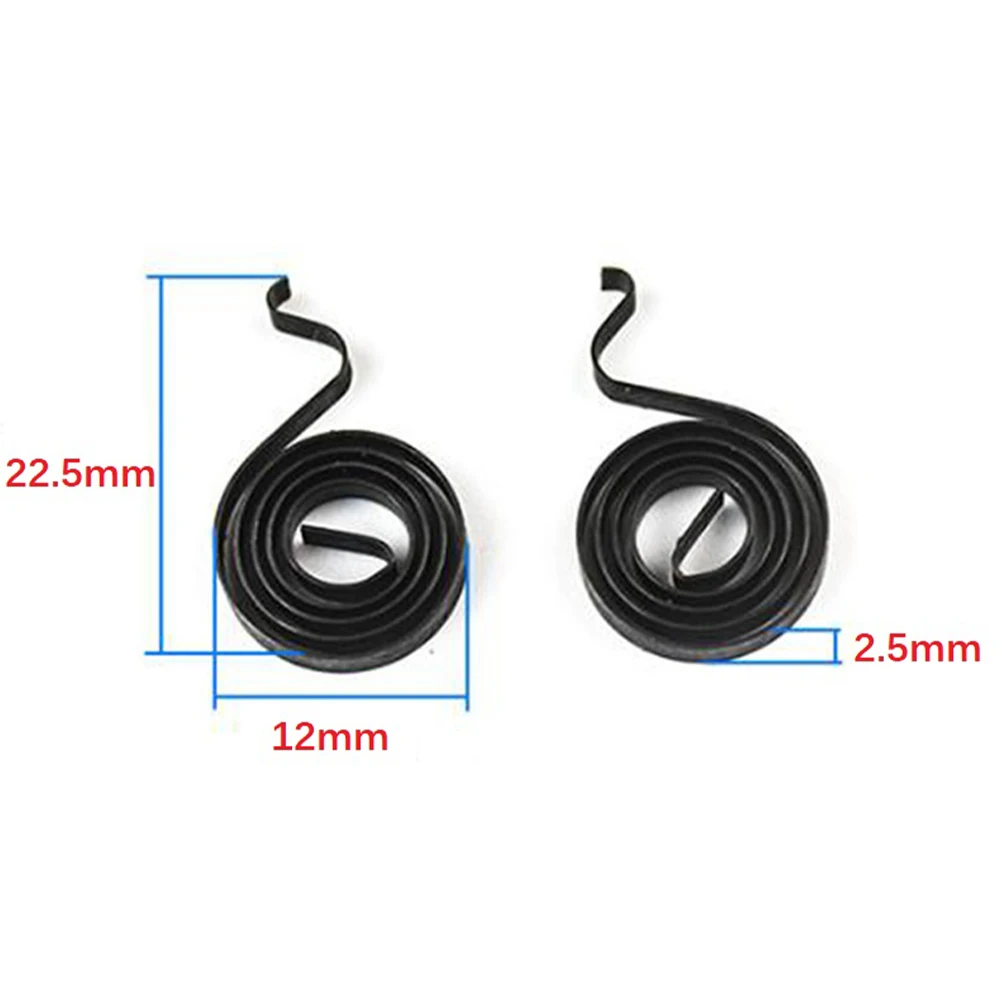 For Bosch GWS6-100 Springs 1 Pair 22.5 X 12 X 2.5mm Accessories Angle Grinder Black Carbon Brush Holder Spring
For Bosch GWS6-100 Springs 1 Pair 22.5 X 12 X 2.5mm Accessories Angle Grinder Black Carbon Brush Holder Spring