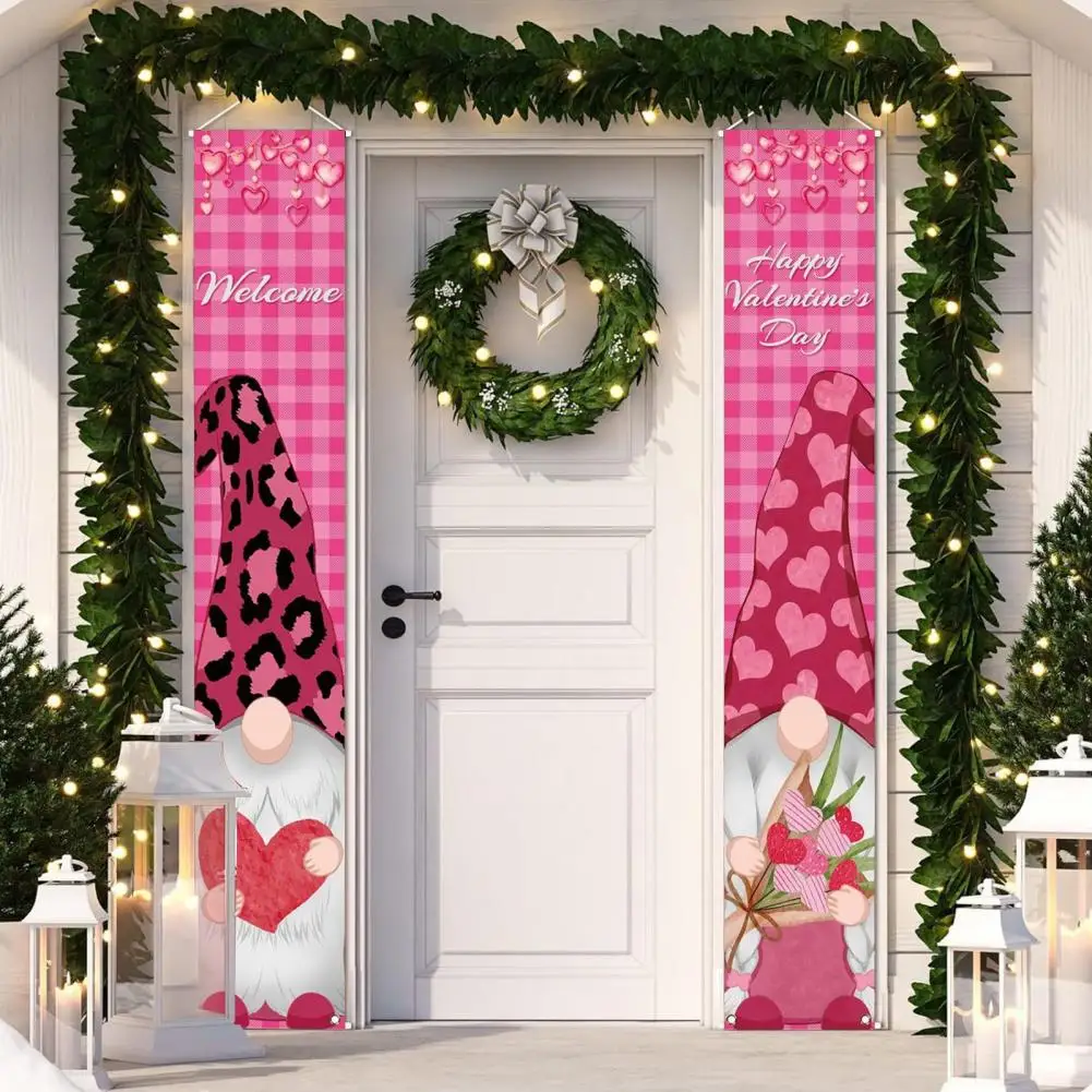 Valentine Day Decoration Valentine's Day Welcome Signs Exquisite Patterns Bright Colors Romantic Door Banners for Home Decor
Valentine Day Decoration Valentine's Day Welcome Signs Exquisite Patterns Bright Colors Romantic Door Banners for Home Decor