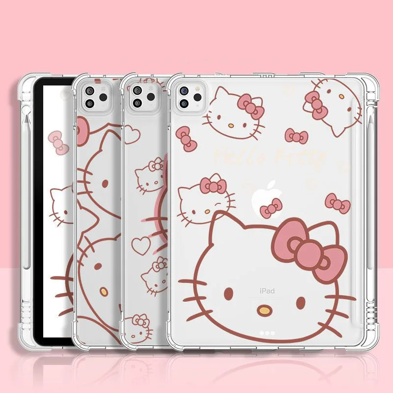 Cartoon Cute Hello Kitty Transparent Print Ipad Protective Case Ipad10/9/8 Mini6/5 Fall Prevention Air3/4 11Inch Protective Case
Cartoon Cute Hello Kitty Transparent Print Ipad Protective Case Ipad10/9/8 Mini6/5 Fall Prevention Air3/4 11Inch Protective Case