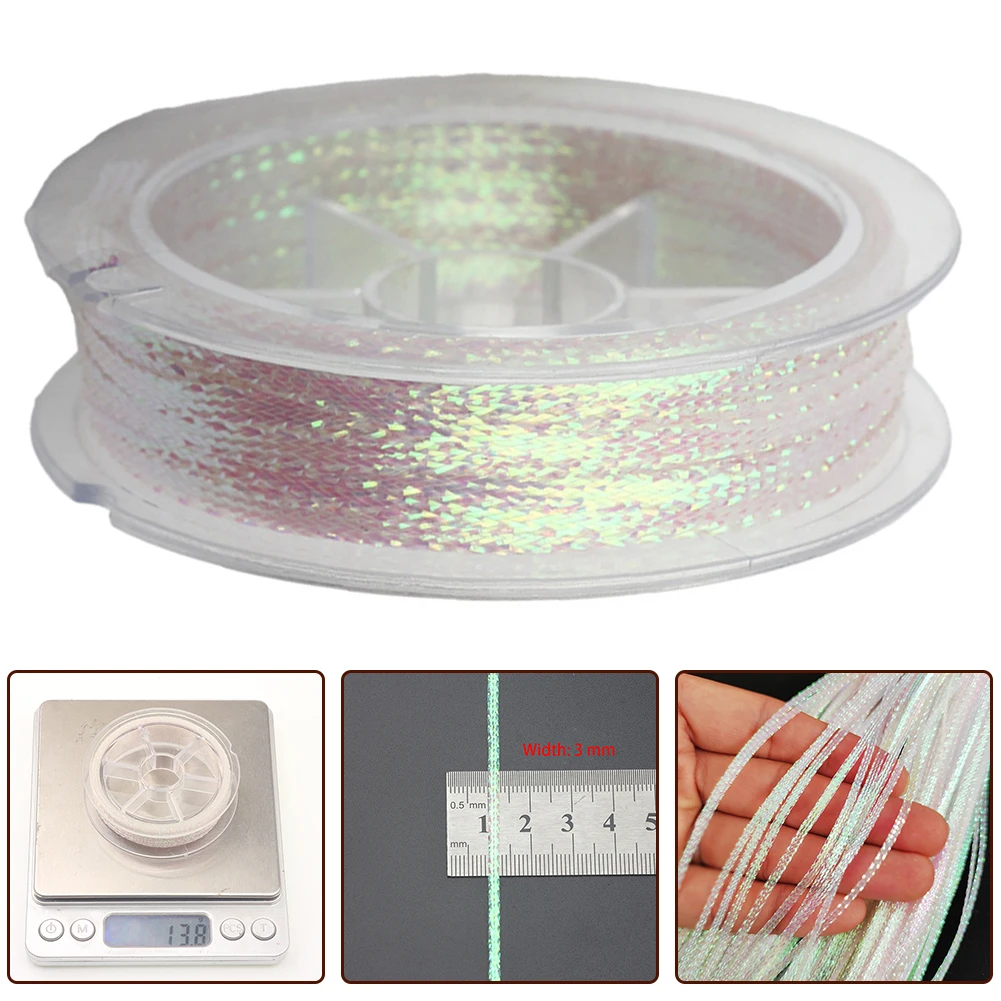 8m Fly Tying Body For White Ice Wing Shrimp Fish Scale Flash Braided Material White Ice Wing Shrimp Fish Scale Flash Braided
8m Fly Tying Body For White Ice Wing Shrimp Fish Scale Flash Braided Material White Ice Wing Shrimp Fish Scale Flash Braided