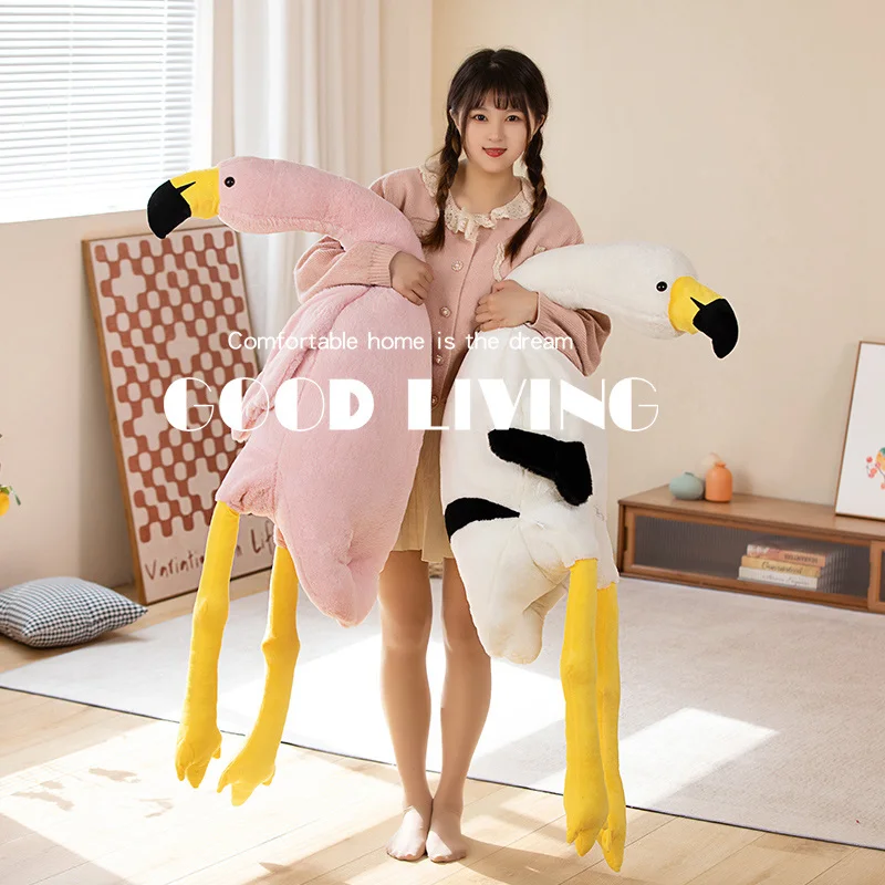 130/160cm Rabbit-fur Flamingo Stuffed Plush Sofa Backrest Room Cushion Sleeping Pillow Soft Birthday Xmas Gifts
130/160cm Rabbit-fur Flamingo Stuffed Plush Sofa Backrest Room Cushion Sleeping Pillow Soft Birthday Xmas Gifts