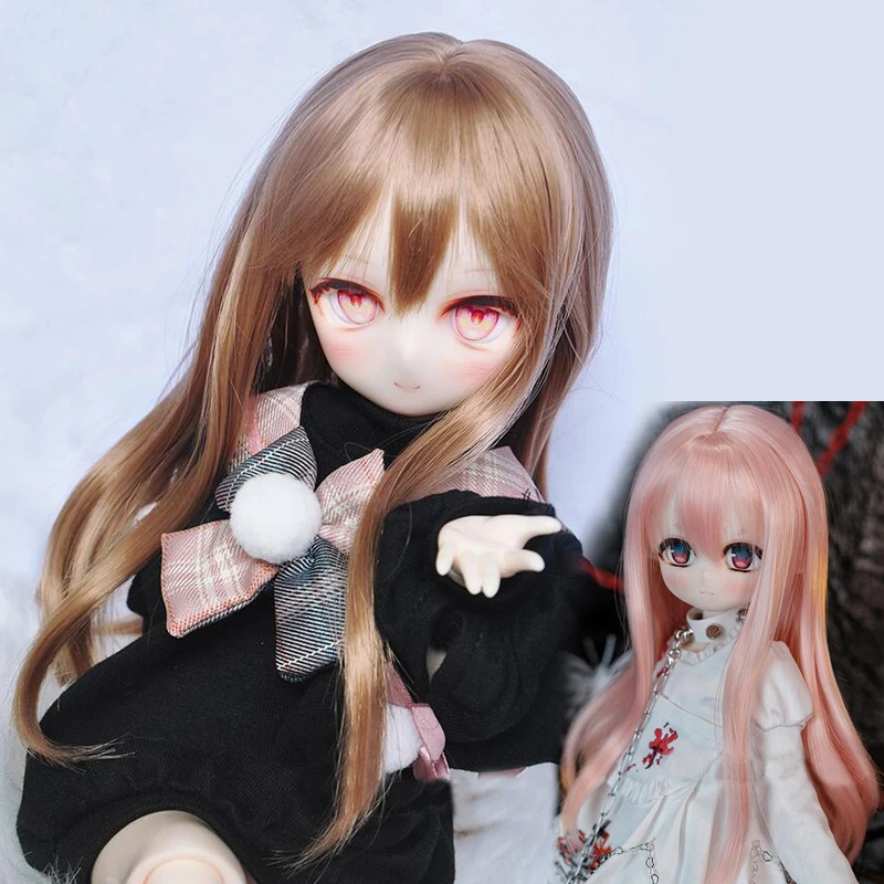 D04-A976 children toy BJD DD SD MSD 1/3 1/4 doll Accessoriess wig pink white Double ponytail with curly hair 1pcs
D04-A976 children toy BJD DD SD MSD 1/3 1/4 doll Accessoriess wig pink white Double ponytail with curly hair 1pcs