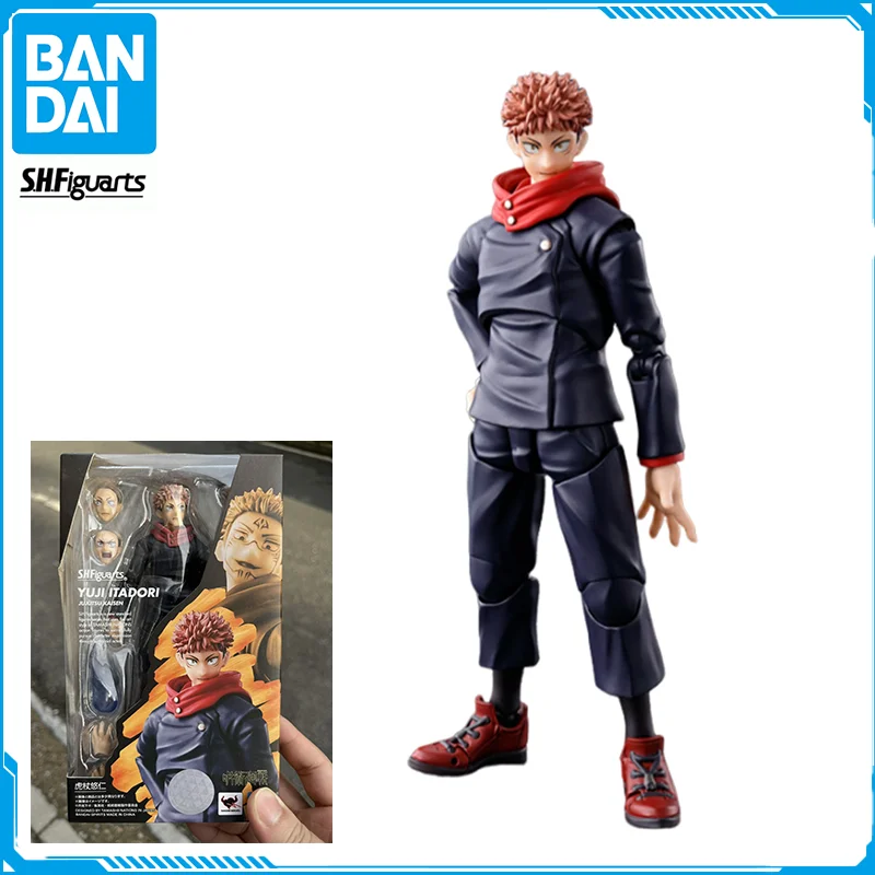 

In Stock Bandai S.H.F jujutsukaisen YUJI ITADORI Original Genuine Anime Figure Model T SHF Toy Action Figure Collection Doll PVC