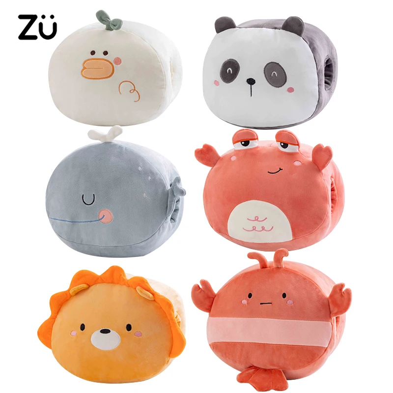 ZU 28cm Super Soft Cute Animals Hand Warmer Plush Toys Lovely Panda Crab Duck Stuffed Nap Time Pillows Children Kids Gift
ZU 28cm Super Soft Cute Animals Hand Warmer Plush Toys Lovely Panda Crab Duck Stuffed Nap Time Pillows Children Kids Gift