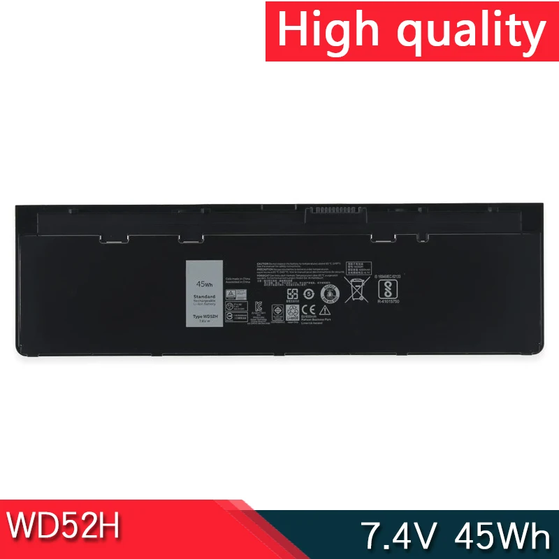 

New WD52H 7.4V 45WH Laptop Battery For DELL Latitude E7240 E7250 Series W57CV 0W57CV GVD76 VFV59