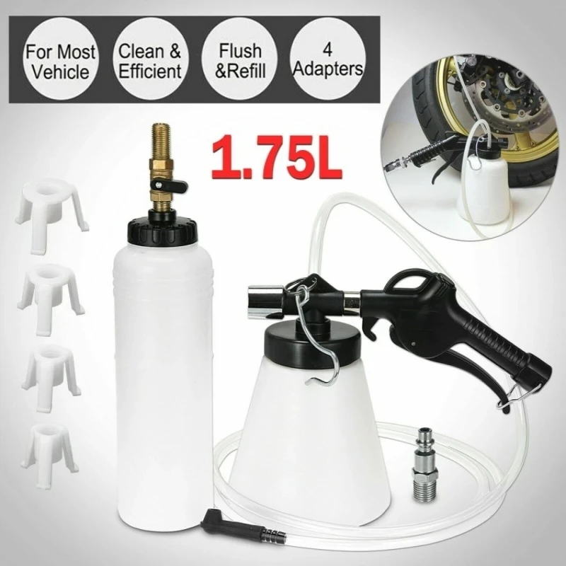 Ручной пневматический тормозной жидкий спускной инструмент в комплекте, автомобильный экстрактор воздуха, сцепление, масляный насос, кровотечение, пустой слив 
Ручной пневматический тормозной жидкий спускной инструмент в комплекте, автомобильный экстрактор воздуха, сцепление, масляный насос, кровотечение, пустой слив