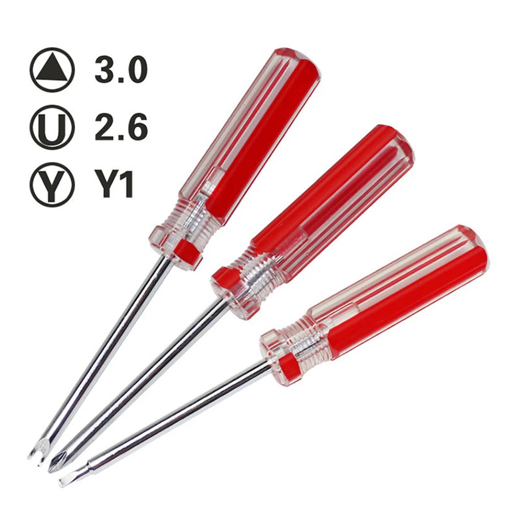 1pc Special Shaped Screwdriver Screw Driver U2.6 Y1 Y2 Triangle3.0 Three Points Four Points Inner Cross Screwdriver Repair Tool
1pc Special Shaped Screwdriver Screw Driver U2.6 Y1 Y2 Triangle3.0 Three Points Four Points Inner Cross Screwdriver Repair Tool