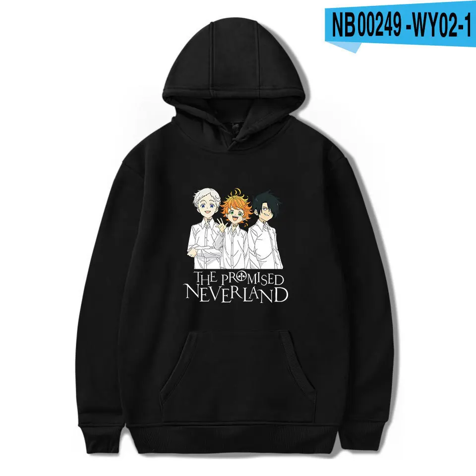 men's and women's Streetwear hooded sweatshirt Anime Yakusoku No Neverland The Promised Neverland Funny Ho loose Hip Hop Clothes 
men's and women's Streetwear hooded sweatshirt Anime Yakusoku No Neverland The Promised Neverland Funny Ho loose Hip Hop Clothes