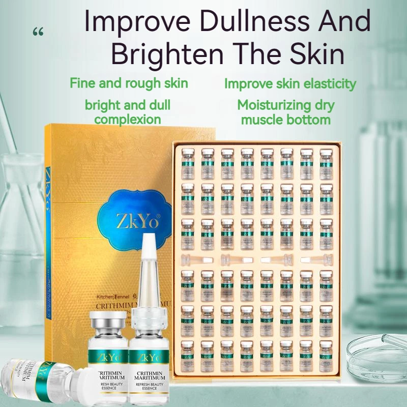 Facial Ampoule Essence Set Anti-aging Fades Fine Lines Shrinks Pores Sea Fennel Firms and Repairs Skin Korean Cosmetics 48PCS
Facial Ampoule Essence Set Anti-aging Fades Fine Lines Shrinks Pores Sea Fennel Firms and Repairs Skin Korean Cosmetics 48PCS