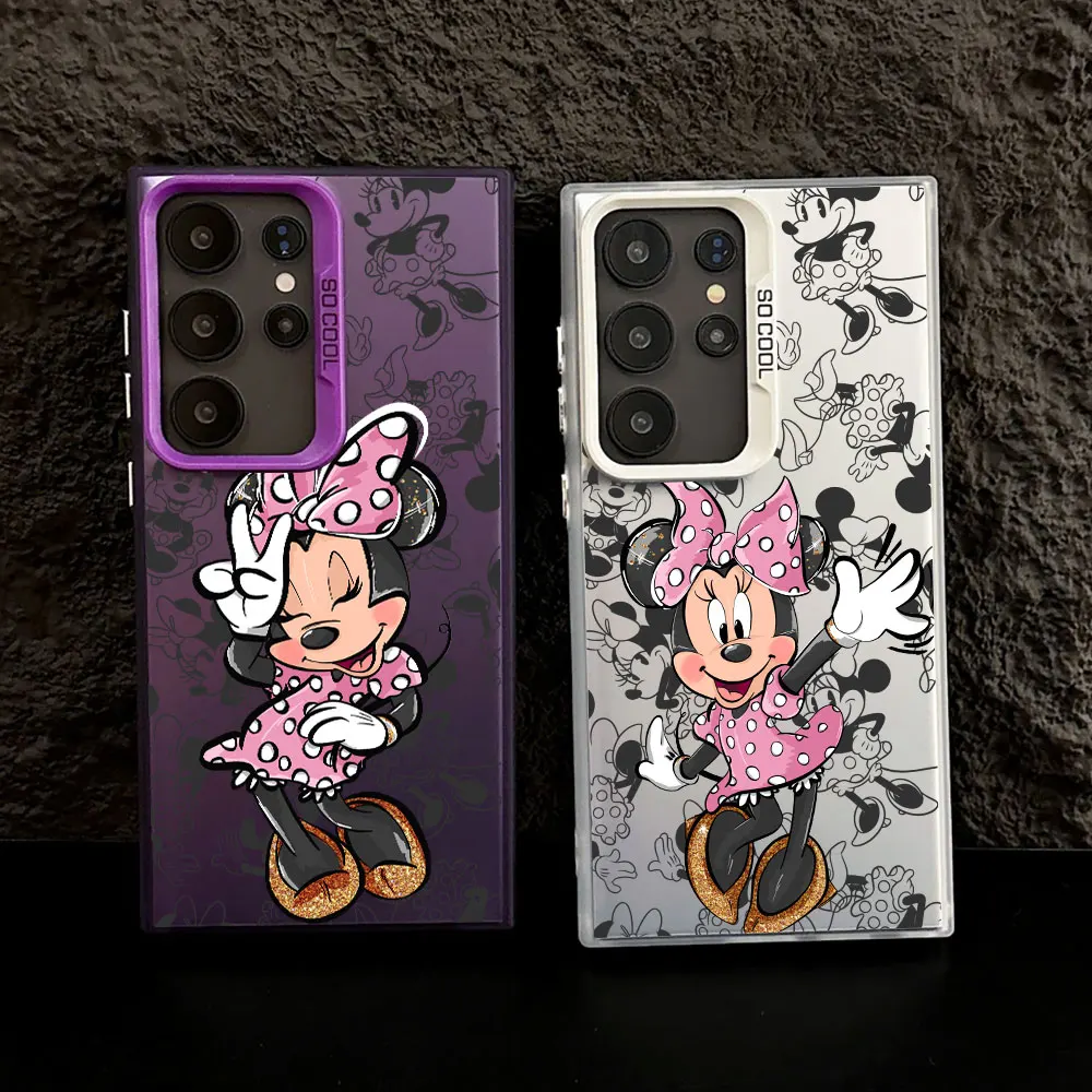 S25 Case For Samsung S25 S24 Ultra Carcasa For Galaxy S23 S22 S21 FE S20 Ultra Plus Disneys Minnie Mouse Shockproof Phone Cover S25 Case For Samsung S25 S24 Ultra Carcasa For Galaxy S23 S22 S21 FE S20 Ultra Plus Disneys Minnie Mouse Shockproof Phone Cover
