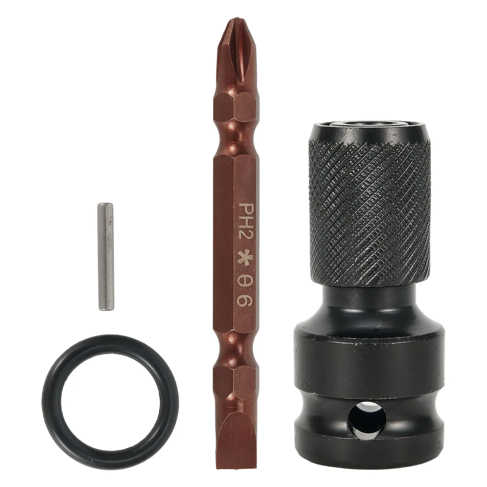 Conversion Socket Adapter 1/2 Inch Square Female to 1/4 Inch Hex Female Socket with Quick Release and Non Slip Design
Conversion Socket Adapter 1/2 Inch Square Female to 1/4 Inch Hex Female Socket with Quick Release and Non Slip Design