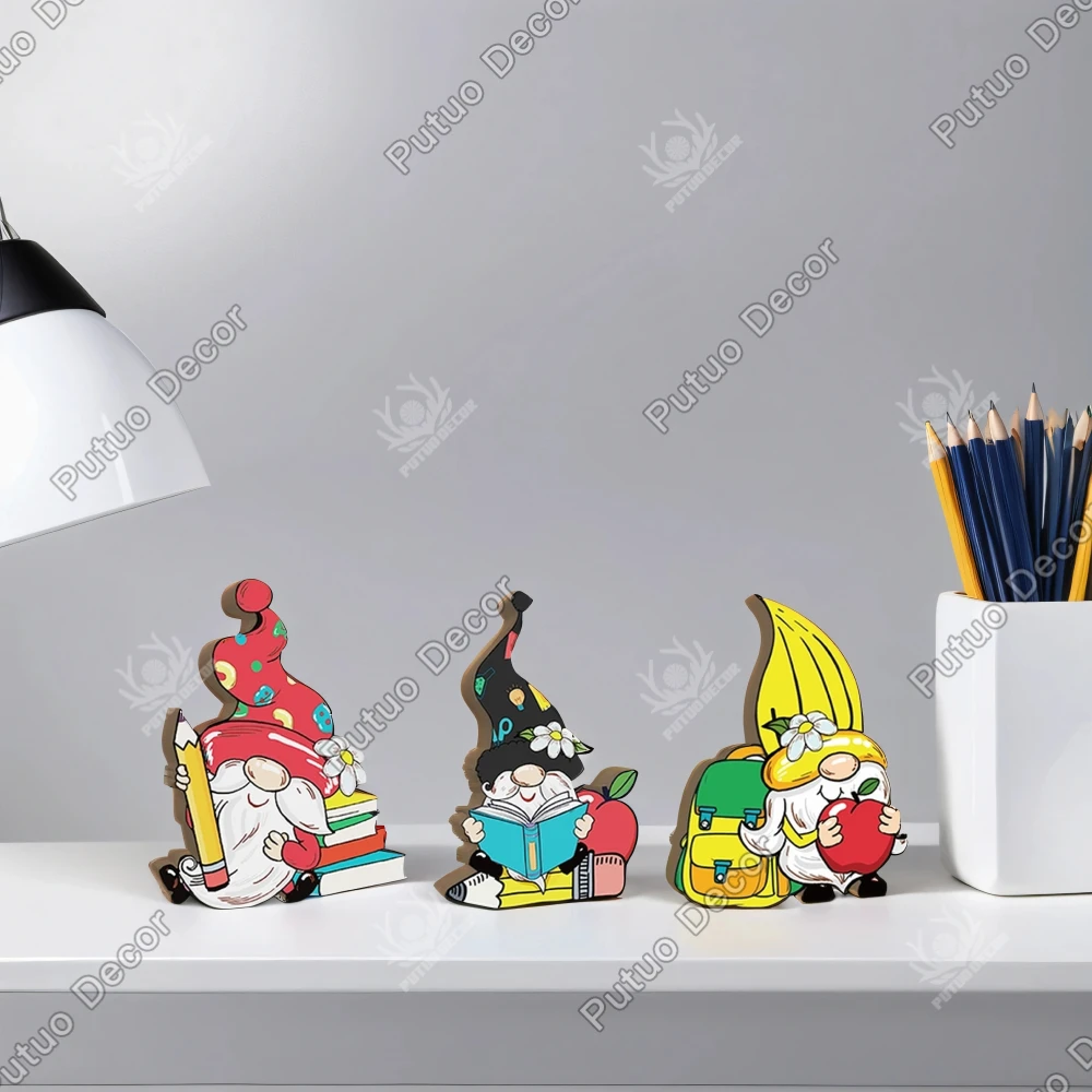 Putuo Decor 3pc Gnome Wooden Sign Table Decor, Desktop Decor for Home Farmhouse School Classroom, Back to School Season Gifts
Putuo Decor 3pc Gnome Wooden Sign Table Decor, Desktop Decor for Home Farmhouse School Classroom, Back to School Season Gifts