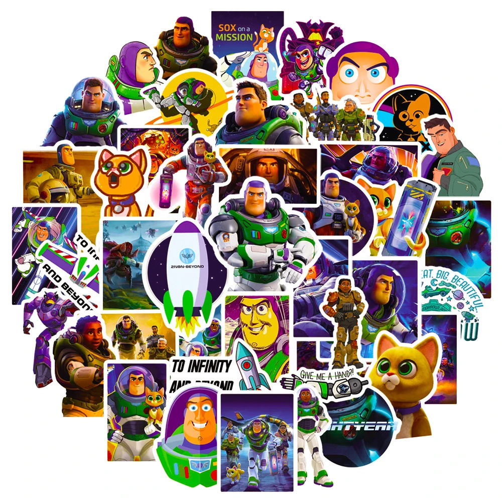 10/30/50pcs Disney Movie Buzz Lightyear Stickers Cool Toy Story Cartoon Sticker Skateboard Notebook Bike Stationery Kid Decal
10/30/50pcs Disney Movie Buzz Lightyear Stickers Cool Toy Story Cartoon Sticker Skateboard Notebook Bike Stationery Kid Decal