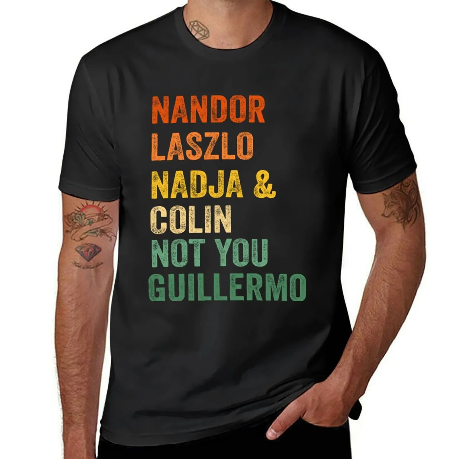 

Футболка не ты Гильермо, эстетическая одежда, черная винтажная кавайная одежда, Забавные футболки для мужчин