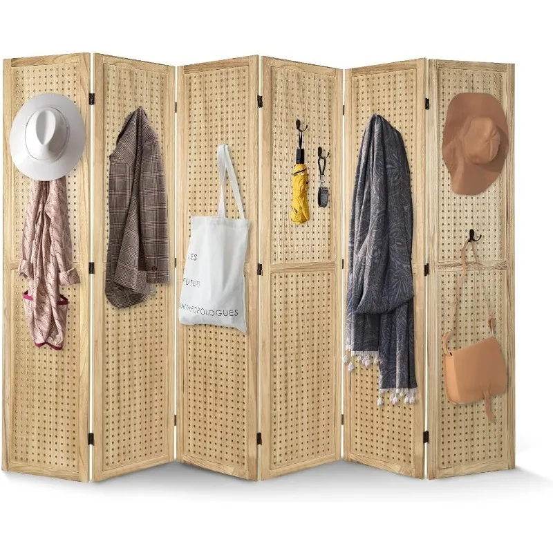 6 Panel Pegboard Display, Peg Board Room Divider Pegboard Freestanding Folding Privacy Screens Pegboard Display Stand
6 Panel Pegboard Display, Peg Board Room Divider Pegboard Freestanding Folding Privacy Screens Pegboard Display Stand