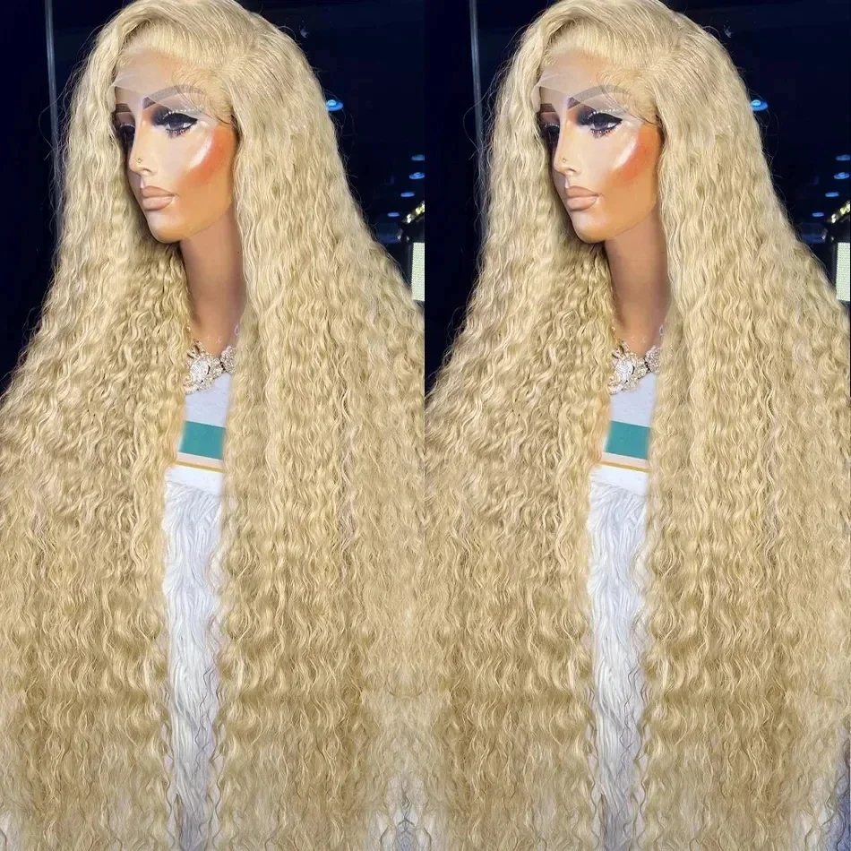 30 Inch 613 Honey Blonde Curly 13x6 Lace Front Human Hair Wigs Brazilian 180 Density Colored 13x4 Frontal Wig For Women
30 Inch 613 Honey Blonde Curly 13x6 Lace Front Human Hair Wigs Brazilian 180 Density Colored 13x4 Frontal Wig For Women