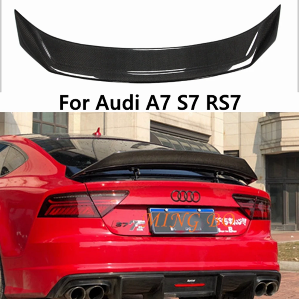 For Audi A7 S7 RS7 2013- 2018 Carbon Fiber Rear Spoiler Trunk Wing R style High quality real carbon fiber material spoiler
For Audi A7 S7 RS7 2013- 2018 Carbon Fiber Rear Spoiler Trunk Wing R style High quality real carbon fiber material spoiler