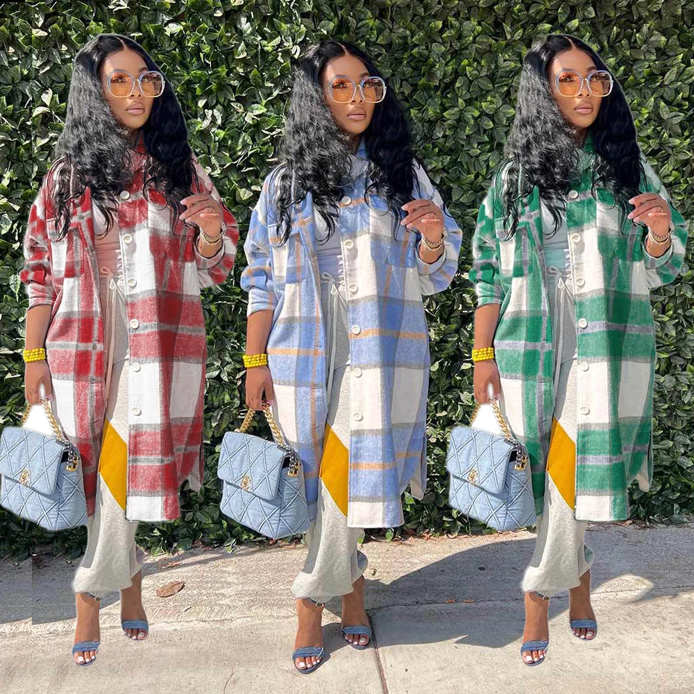 Plaid Long Cardigan Jacket Winter 2022 Women Fall Clothes Korean Fashion Shirt Blouse Coats Thick Warm Luxury Elegant Jacket
Plaid Long Cardigan Jacket Winter 2022 Women Fall Clothes Korean Fashion Shirt Blouse Coats Thick Warm Luxury Elegant Jacket