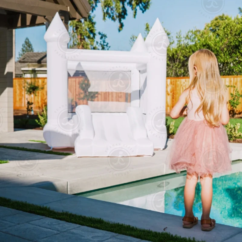 Inflatable White Wedding Jumper PVC Inflatable Bouncy Castle/Moon Bounce House/Bridal Bounce Slide Wedding Bounce House
Inflatable White Wedding Jumper PVC Inflatable Bouncy Castle/Moon Bounce House/Bridal Bounce Slide Wedding Bounce House