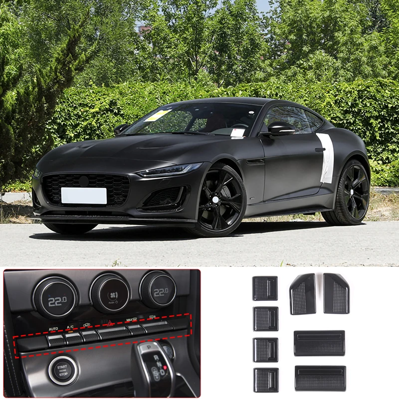 For 13-24 Jaguar F-TYPE ABS Black Central Control Assembly Button Switch Cover Car Interior Accessories 
For 13-24 Jaguar F-TYPE ABS Black Central Control Assembly Button Switch Cover Car Interior Accessories