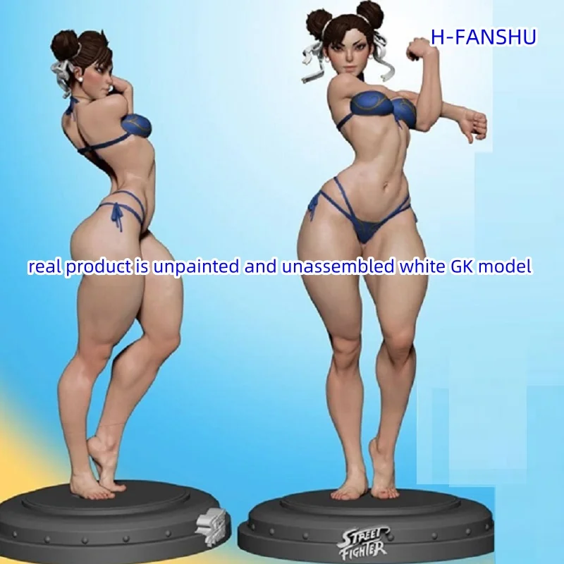 

H-FANSHU H202 GK модель CHUN-LI chunli фигурка Garate наборы Неокрашенная только модель Продажа-сборка 3D печатная продукция