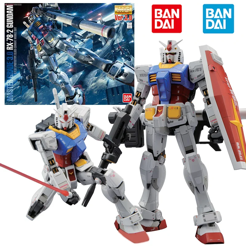 Bandai MG 1/100 RX-78-2 Gundam Ver 3.0 18Cm Original Action Figure Model Kit Assemble Toy Birthday Gift Collection
Bandai MG 1/100 RX-78-2 Gundam Ver 3.0 18Cm Original Action Figure Model Kit Assemble Toy Birthday Gift Collection