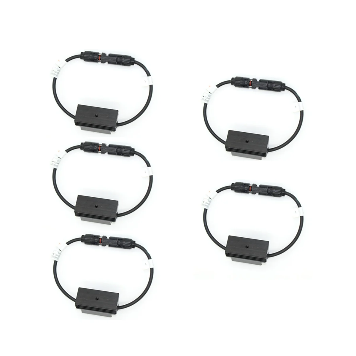 5 Pcs Outdoor Waterproof 55Amp DC 2000V Solar Connector Style Solar Panel In-Line Diode Connector IP67 for Combiner Box
5 Pcs Outdoor Waterproof 55Amp DC 2000V Solar Connector Style Solar Panel In-Line Diode Connector IP67 for Combiner Box