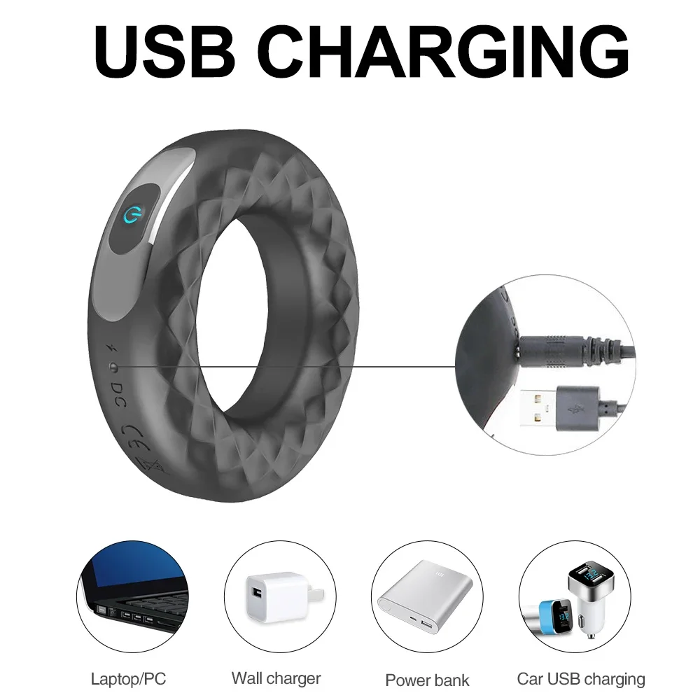 Remote Control Cock Ring Vibrator for Men Remote Control Penis Rings Delay Ejaculation Erection Masturbator Sex Toys for Male Remote Control Cock Ring Vibrator for Men Remote Control Penis Rings Delay Ejaculation Erection Masturbator Sex Toys for Male