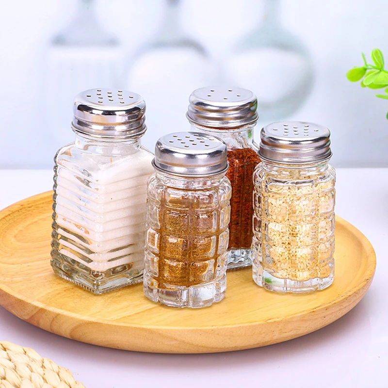 1PC Small Spice Salt And Pepper Bottles Mini Glass Condiment Jars For Picnic BBQ Seasoning Bottle Kitchen Outdoor Cooking Tool
1PC Small Spice Salt And Pepper Bottles Mini Glass Condiment Jars For Picnic BBQ Seasoning Bottle Kitchen Outdoor Cooking Tool