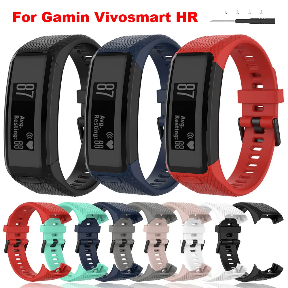 

For Garmin Vivosmart HR Watchband Bracelet Wristband Replacement Metal Buckle Wristband Strap WithTools Smart Watch Accessories