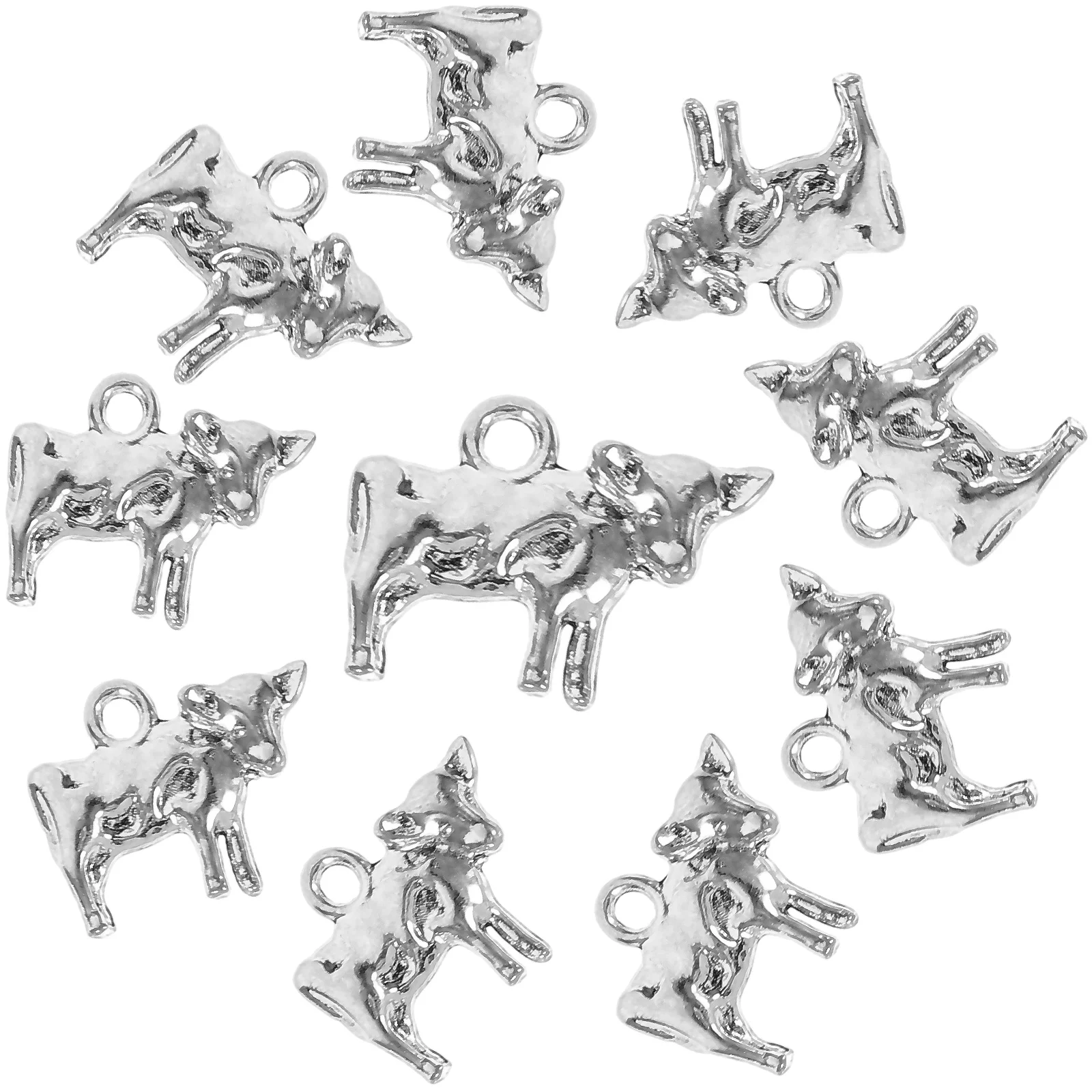 10 Pcs Cow Jewelry Charms for Making Mini Decor Ancient Silver DIY Pendant Shaped Pendants Alloy Hanging
10 Pcs Cow Jewelry Charms for Making Mini Decor Ancient Silver DIY Pendant Shaped Pendants Alloy Hanging