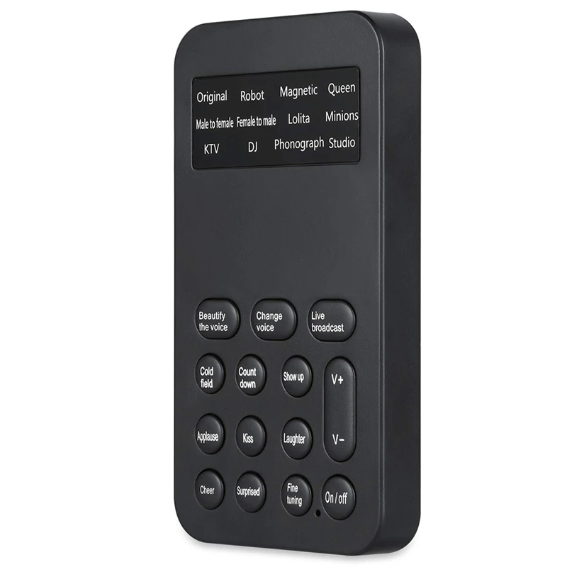 Voice Changer Handheld Microphone Voice Changer With Sound Multifunctional Effects Machine For Phone/PS4 (S9)
Voice Changer Handheld Microphone Voice Changer With Sound Multifunctional Effects Machine For Phone/PS4 (S9)