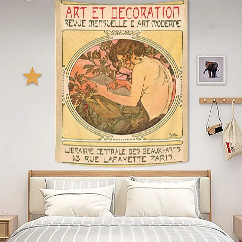 Europe Alphonse Mucha Tapestry Wall Hanging Tapestries Tapries Room Decor Luxury Home Decoration Decors Aesthetic Bedroom Fabric
Europe Alphonse Mucha Tapestry Wall Hanging Tapestries Tapries Room Decor Luxury Home Decoration Decors Aesthetic Bedroom Fabric
